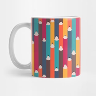 Pencil pattern Mug